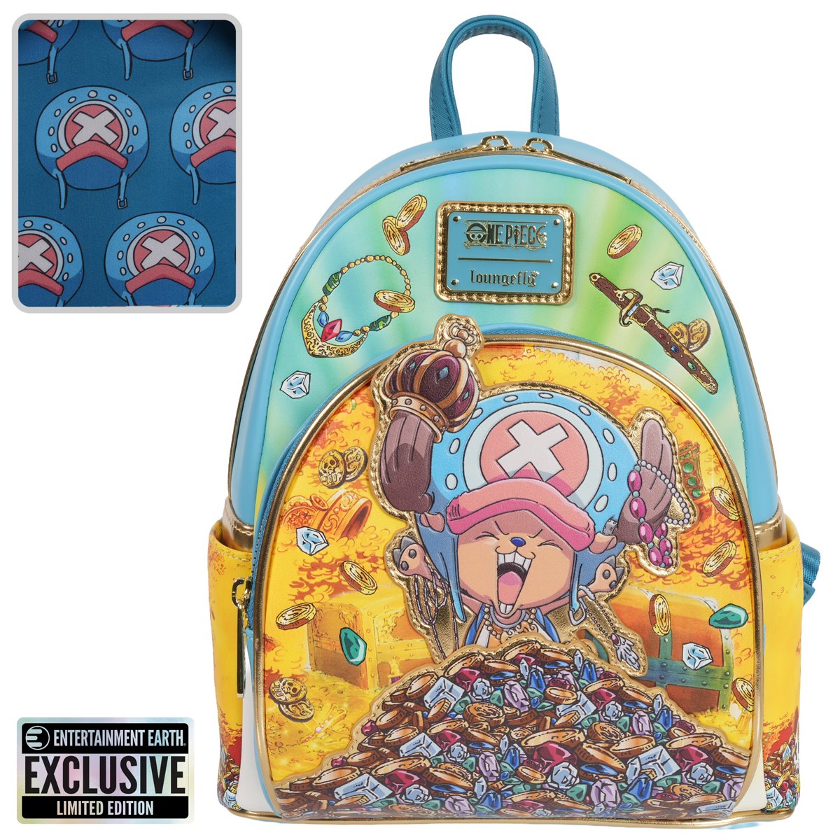 One Piece: Tony Tony Chopper Treasure Mini-Backpack-Loungefly-The Toucan Cove