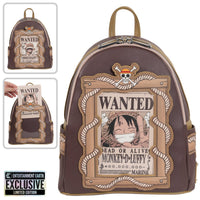 One Piece: Wanted Dead or Alive - Monkey D. Luffy Mini Backpack-Loungefly-The Toucan Cove