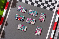 Hatsune Miku GT Project: Racing Ver. 2025 - Collectible Pinback Button Set