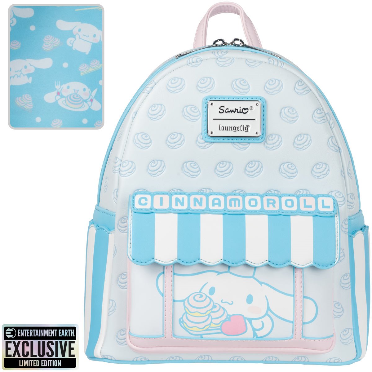Sanrio: Cinnamoroll Sweet Shop Mini-Backpack-Loungefly-The Toucan Cove