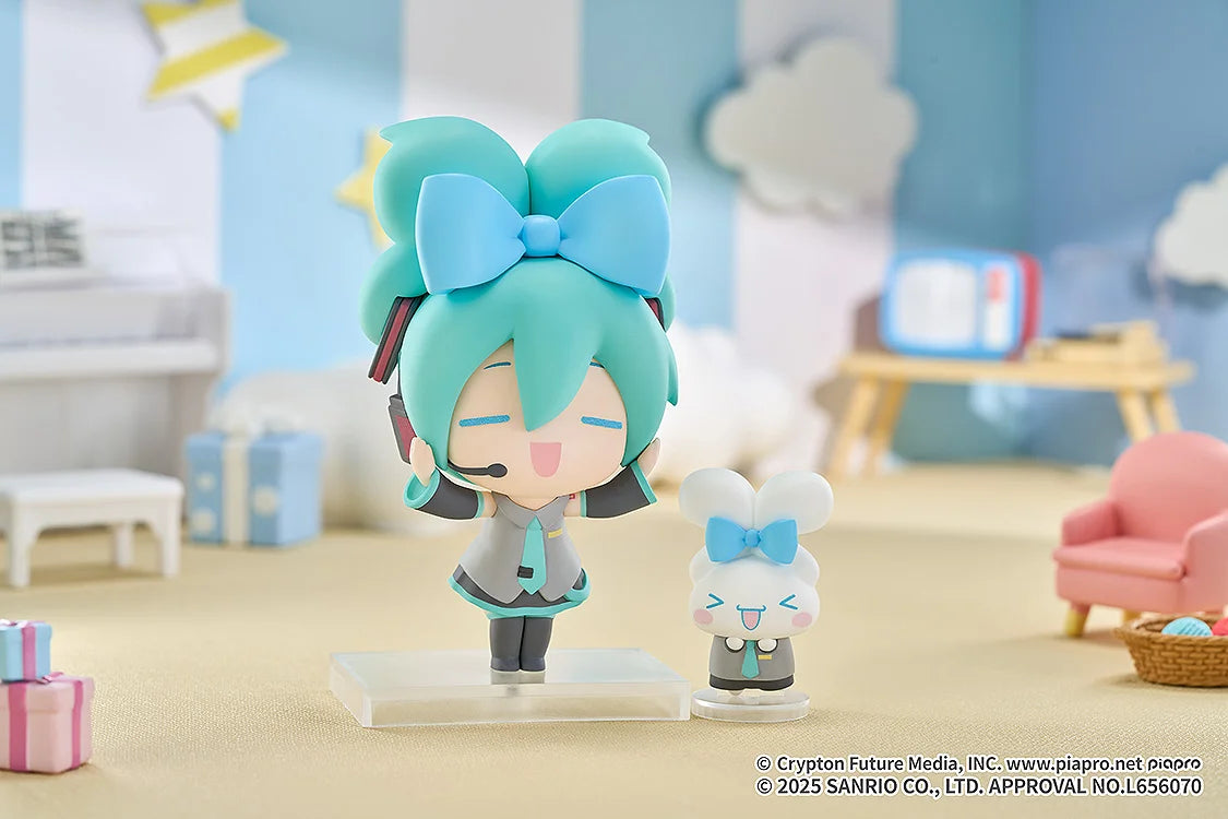 Hatsune Miku x Cinnamoroll: Chibi Figure-Good Smile Company-The Toucan Cove