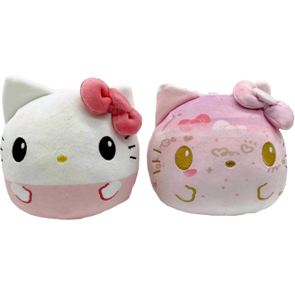 Plushie 4'' Hello Kitty 50th Anniversary Pink - Reversible Plushie-TeeTurtle, LLC-The Toucan Cove