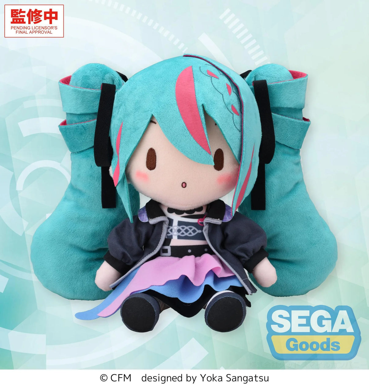 Hatsune Miku: Punk! - fuwa petit M Plush-SEGA