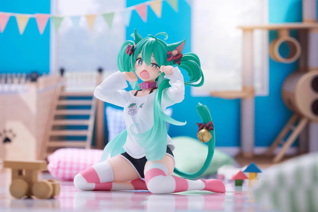Hatsune Miku: Desktop Cute - Cat Ear T-Shirt Ver. (reissue)-Taito-The Toucan Cove