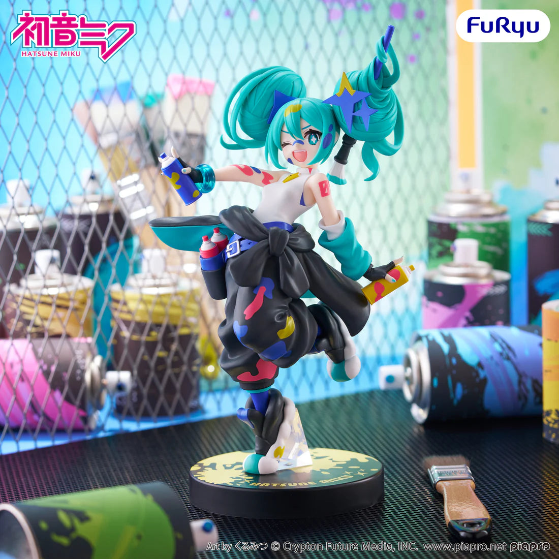Hatsune Miku: Muchute Figure - Paint Girl Another Color Ver.-FuRyu-The Toucan Cove