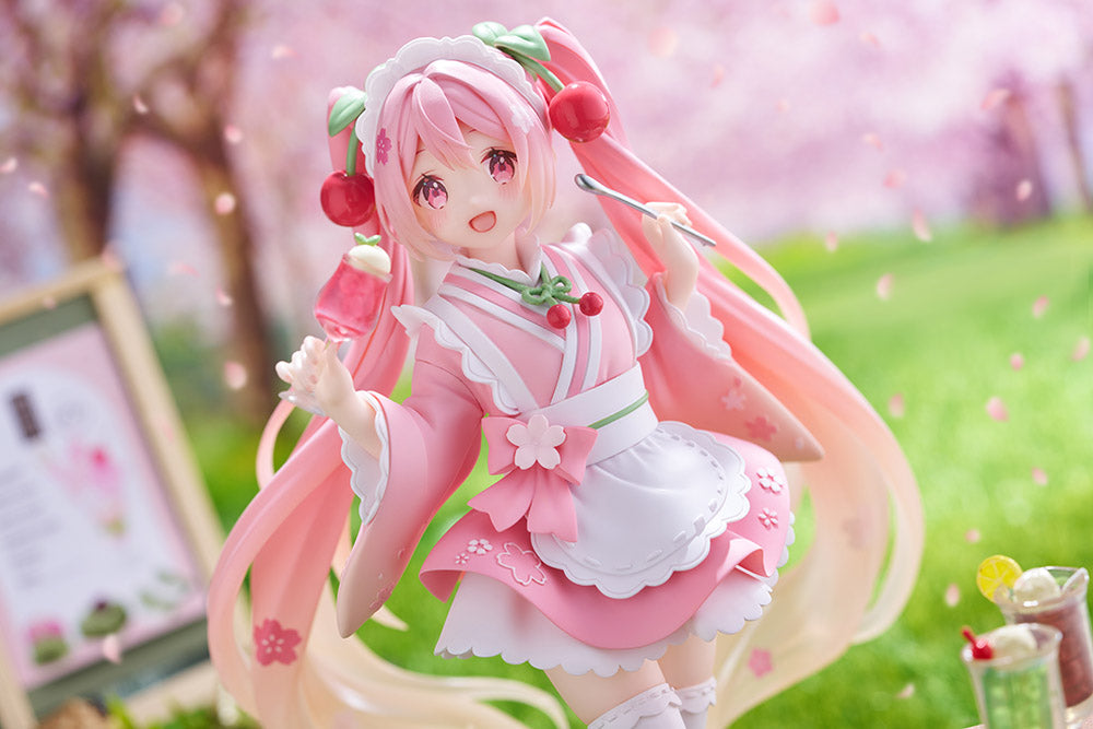 Sakura Miku: Newley Written Figure (Japanese Cafe Ver.)-Taito-The Toucan Cove