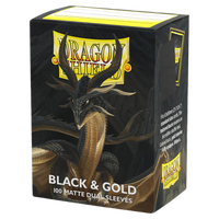 Deck Protector: Dual Matte Black & Gold (100)